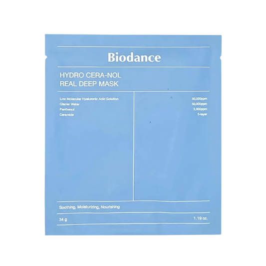 BIODANCE Hydro Cera-nol Real Deep Mask, 34g x 4EA
