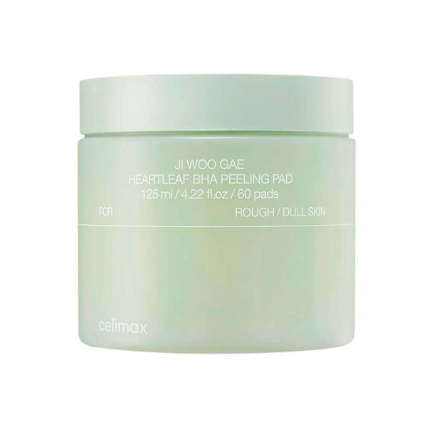 Celimax Jiwoogae Heartleaf BHA Peeling Pad, 125ml, 60pcs
