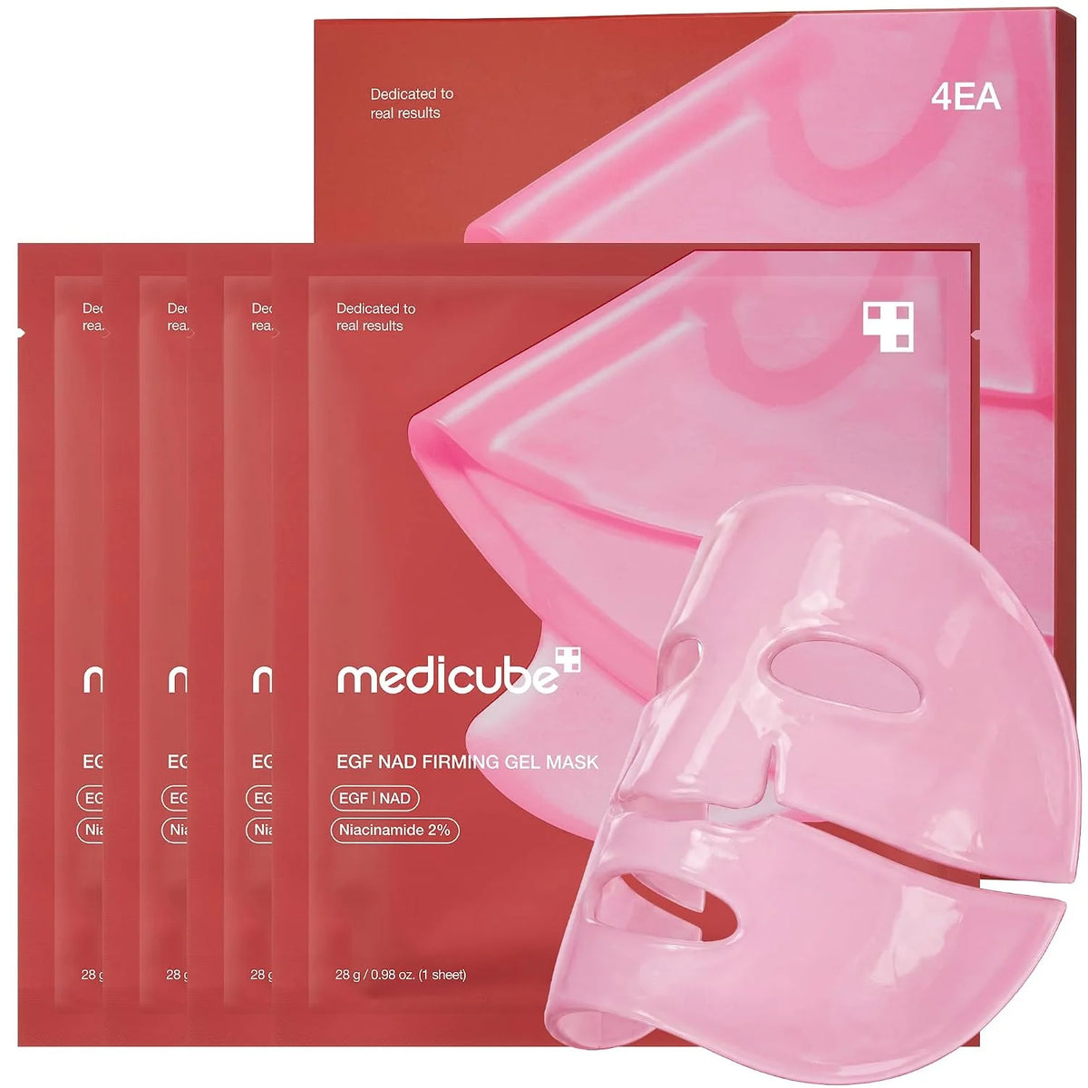 Medicube EGF NAD Firming Gel Mask, 28g, 4EA