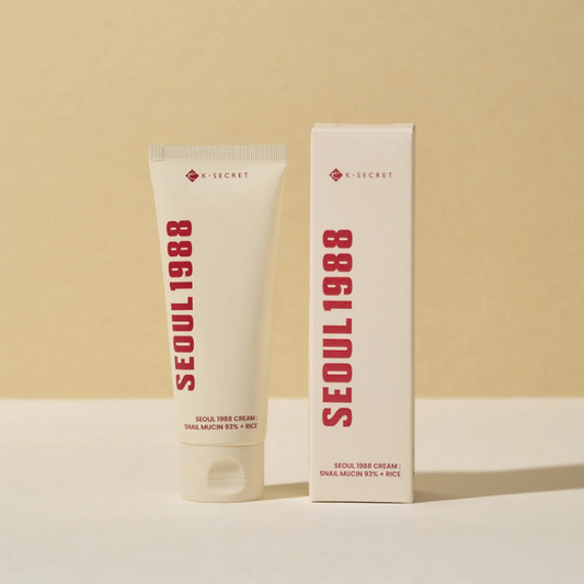 KSECRET SEOUL 1988 Cream : Snail Mucin 93% + Rice - drėkinamasis veido kremas