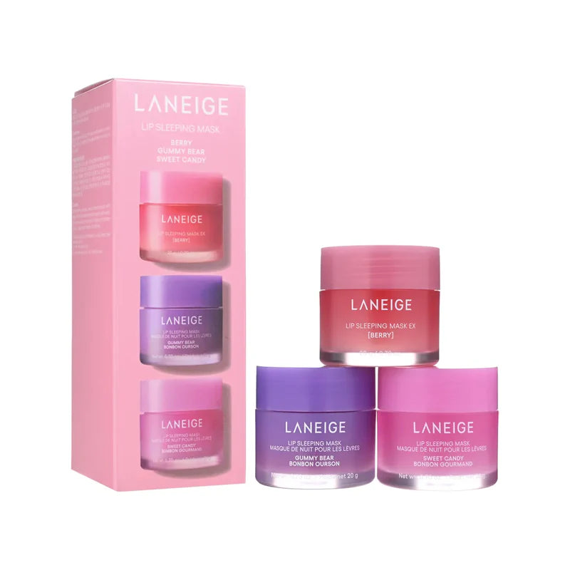 LANEIGE Lip Sleeping Mask Trio Set, 20g+20g+20g