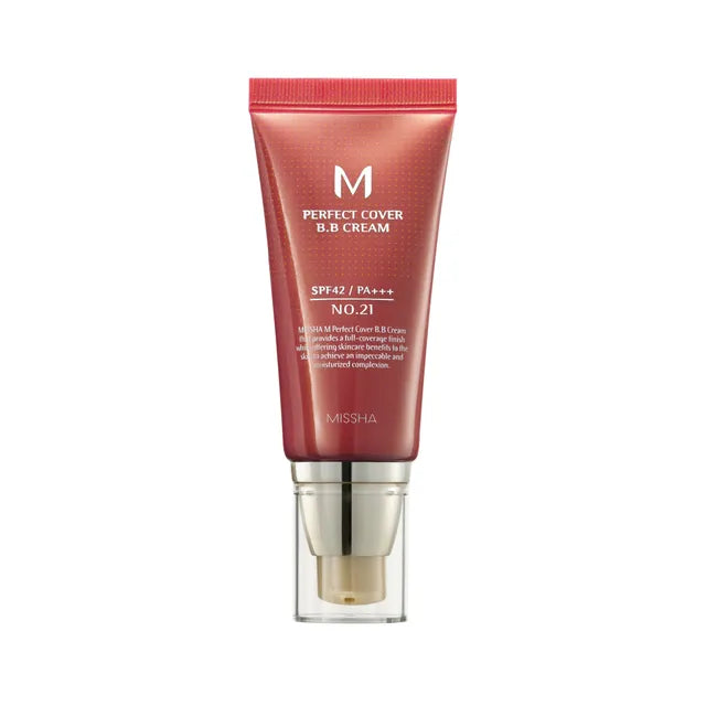 MISSHA M Perfect Cover BB Cream SPF42 PA+++,#29 Caramel Beige, 50ml