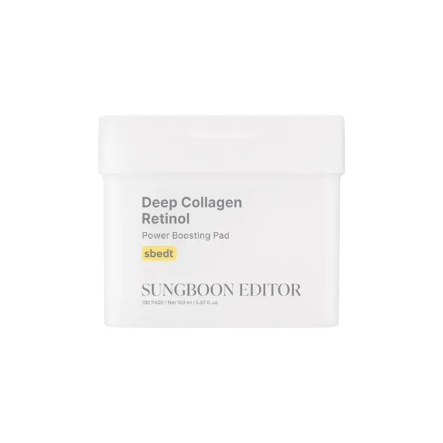 Sungboon Editor Deep Collagen Retinol Power Boosting Pad, 150ml, 100pads