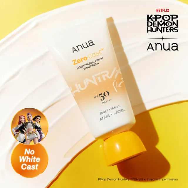 Anua K-Pop Demon Hunters Zero-Cast Moisturizing Finish Sunscreen, 50ml