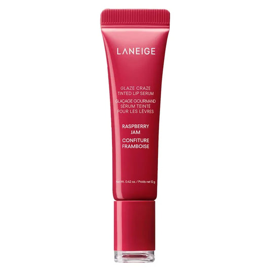LANEIGE Glaze Craze Tinted Lip Serum Raspberry Jam, 12g