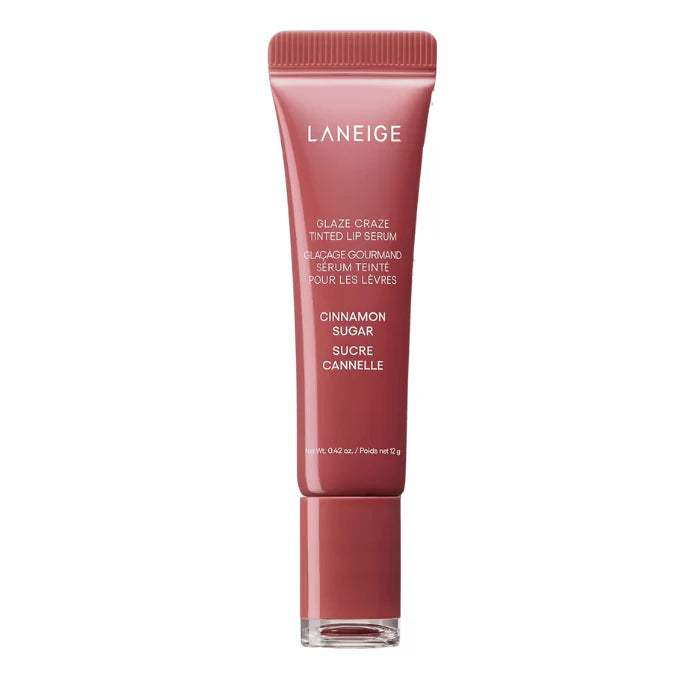 LANEIGE Glaze Craze Tinted Lip Serum Cinnamon Sugar, 12g