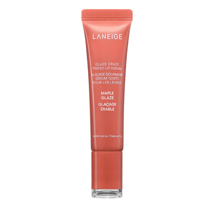 LANEIGE Glaze Craze Tinted Lip Serum Maple Glaze, 12g