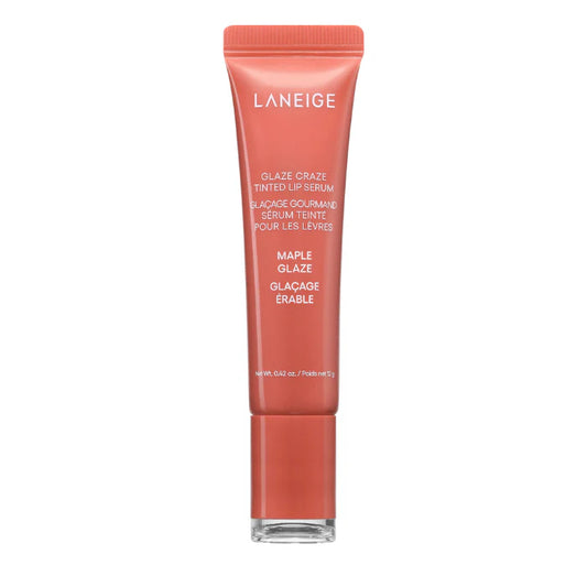 LANEIGE Glaze Craze Tinted Lip Serum Maple Glaze, 12g