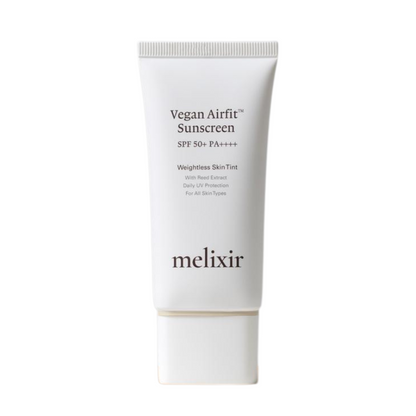 Melixir Vegan Airfit Sunscreen Tint SPF 50+ PA++++ 2 Colors, 50 ml
