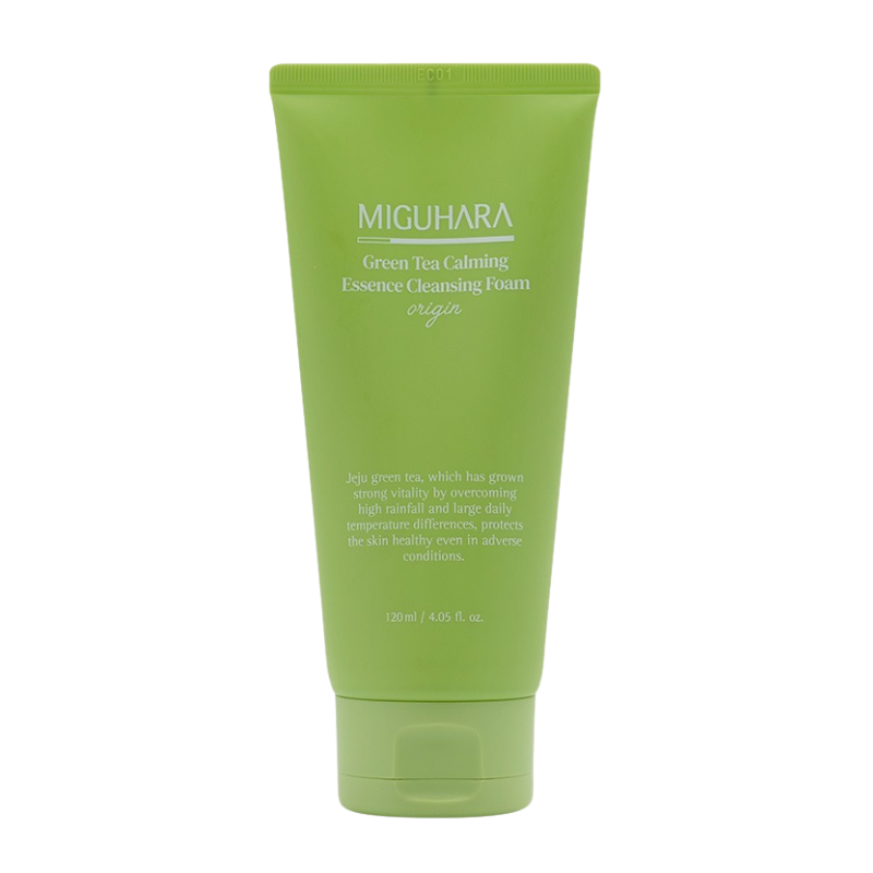 Miguhara Green Tea Calming Essence Cleansing Foam Origin, 120 ml