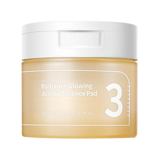 Numbuzin No.3 Radiance Glowing Jumbo Essence Pad, 150ml, 70pads