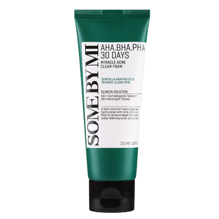 Some By Mi AHA BHA PHA 30 Days Miracle Acne Clear Foam, 100ml