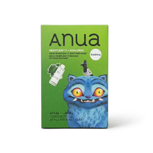 Anua K-Pop Demon Hunters Heartleaf 77 Soothing Mask, 10EA, 25ml