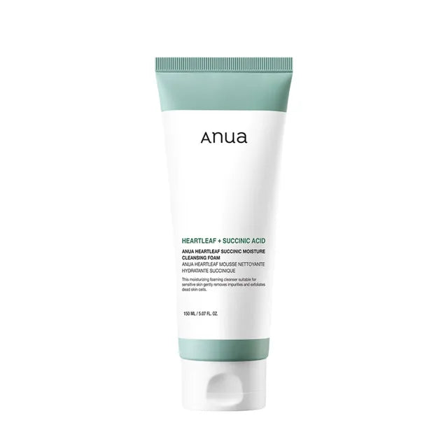 Anua Heartleaf Succinic Moisture Cleansing Foam, 150ml