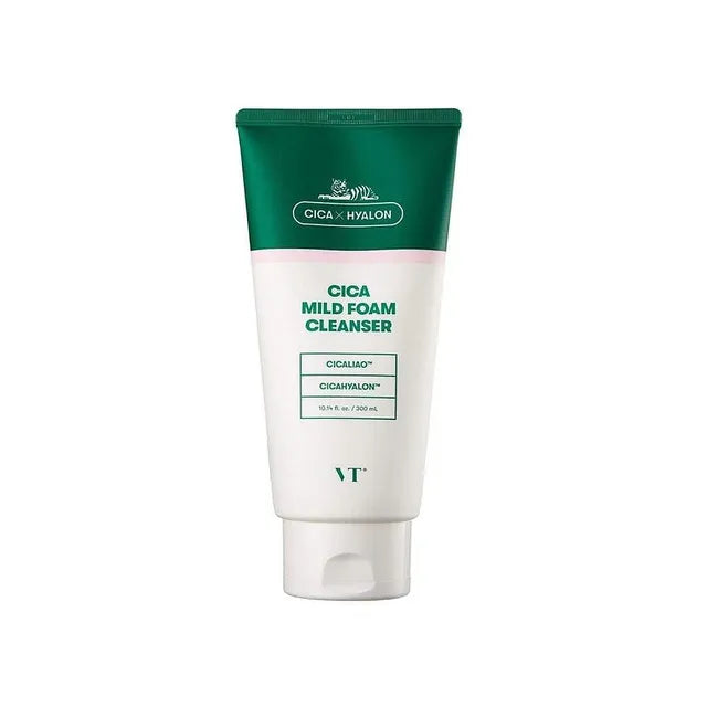 VT Cosmetics Cica Mild Foam Cleanser, 300ml