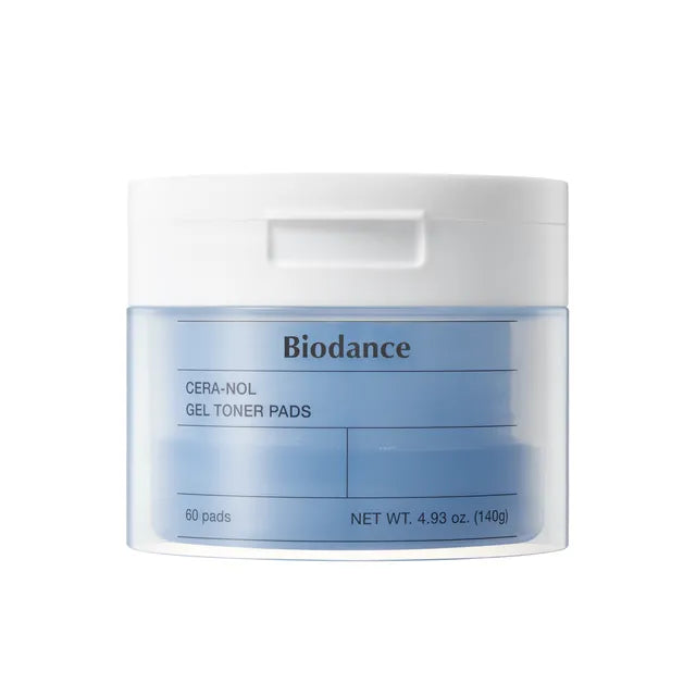 BIODANCE Cera-nol Gel Toner Pads, 140g, 60 pads