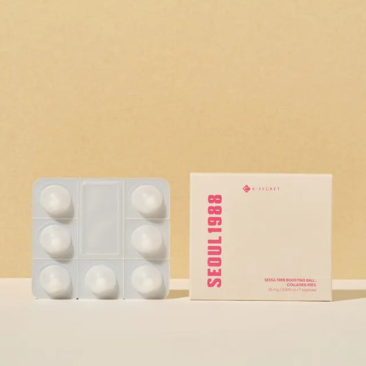 KSECRET SEOUL 1988 Boosting Ball : Collagen 100%, 35 mg, 7 capsules