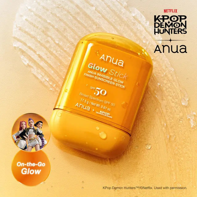 Anua K-Pop Demon Hunters Invisible Glow Finish Sunscreen Stick, 18g