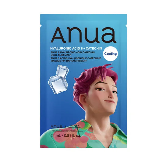 Anua K-Pop Demon Hunters 8 Hyaluronic Acid Catechin Cool Slim Mask, 24ml, 1EA