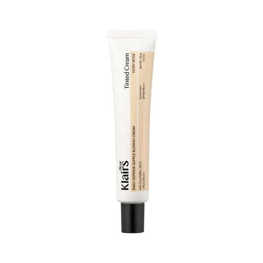 Dear Klairs Daily Defense Supple Blemish Cream Ivory Beige SPF40 PA+++, 40g
