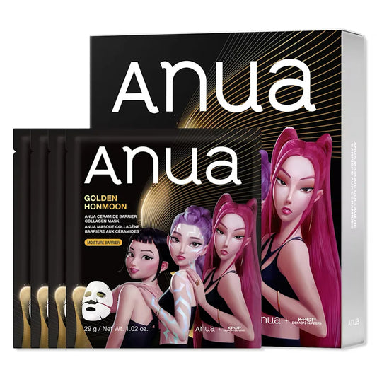 Anua K-Pop Demon Hunters Ceramide Barrier Collagen Mask, 29g, 4EA