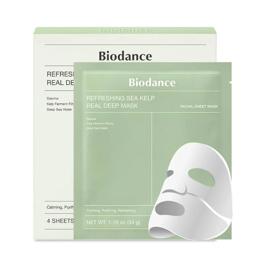 BIODANCE Refreshing Sea Kelp Real Deep Mask, 34g x 4EA