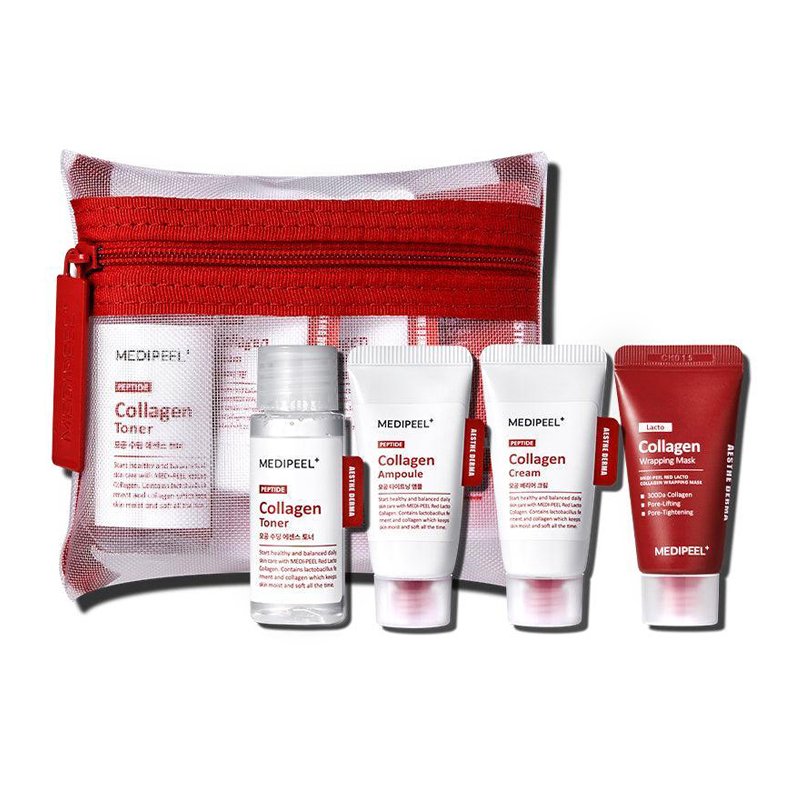 MEDIPEEL Red Lacto Collagen Skin Care Trial Kit